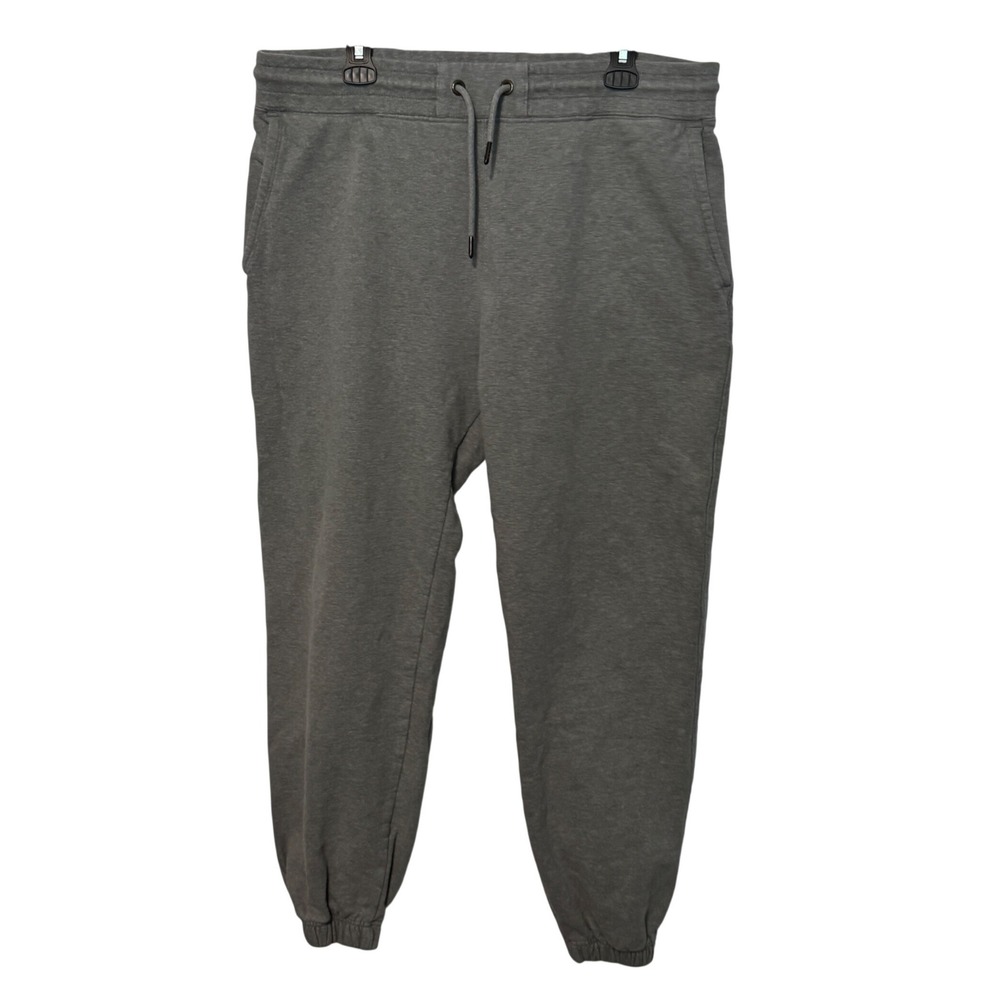American Giant Sweatpants Mens XL Gray Heavyweight Cotton Fleece Joggers USA